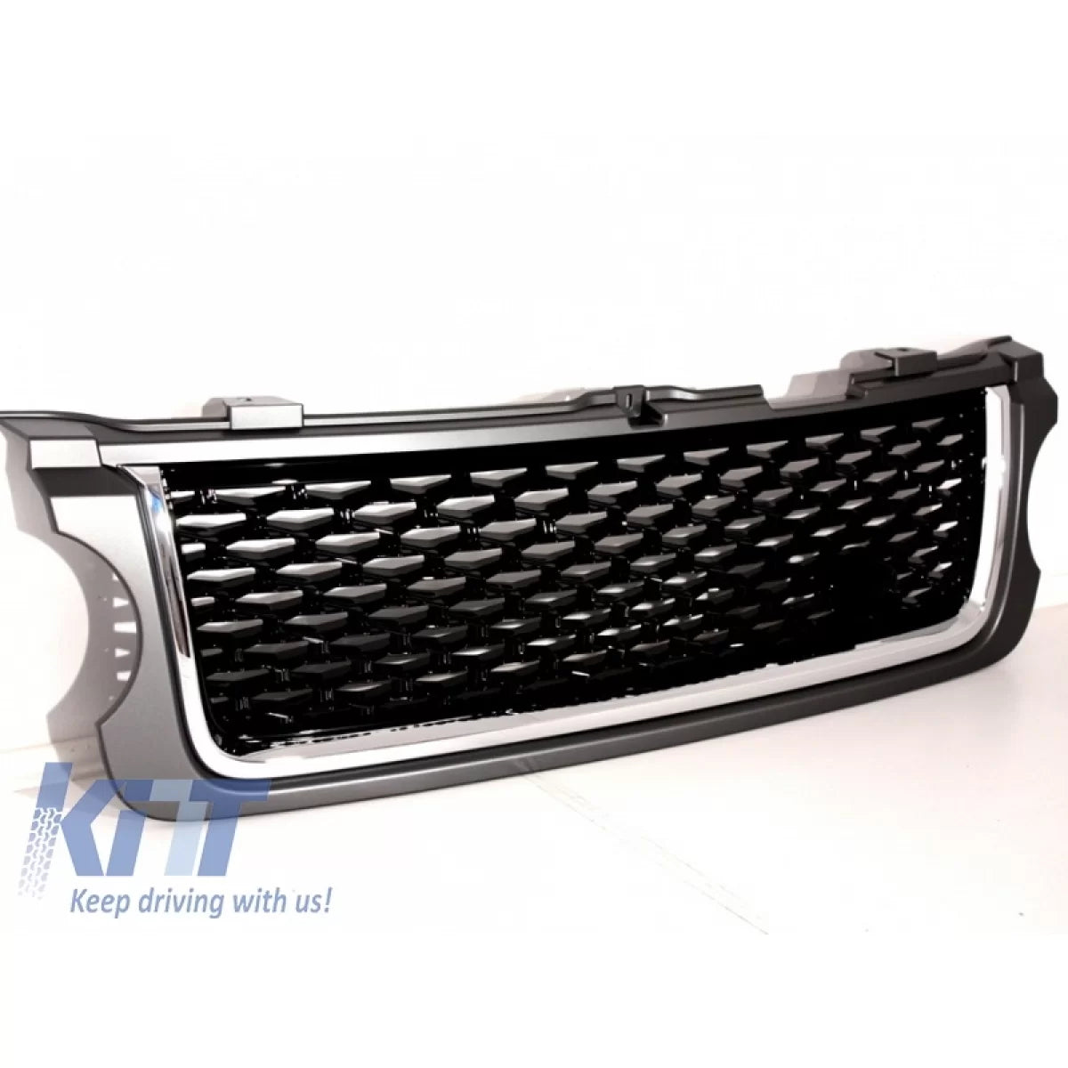 Griglia Centrale Grigia Nera per Land Range Rover Vogue Iii L322 2010-2012