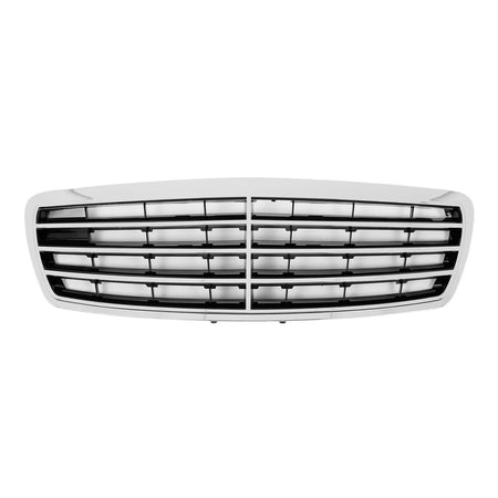 Griglia Centrale Sportiva Cromata per Mercedes Classe E W211 S211 2002-2006