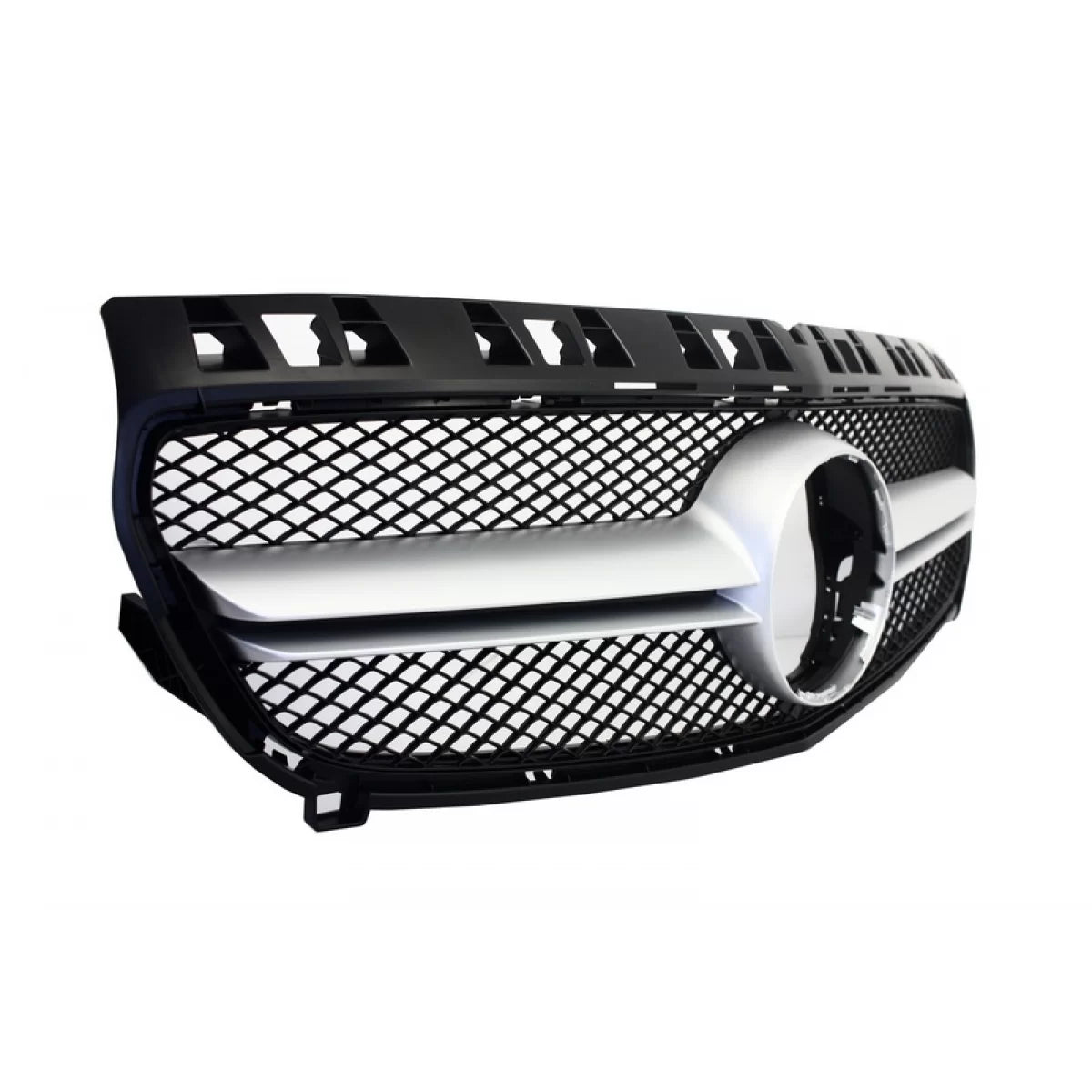 Griglia Centrale Design A45 Argento per Mercedes Classe A W176 2012-2015