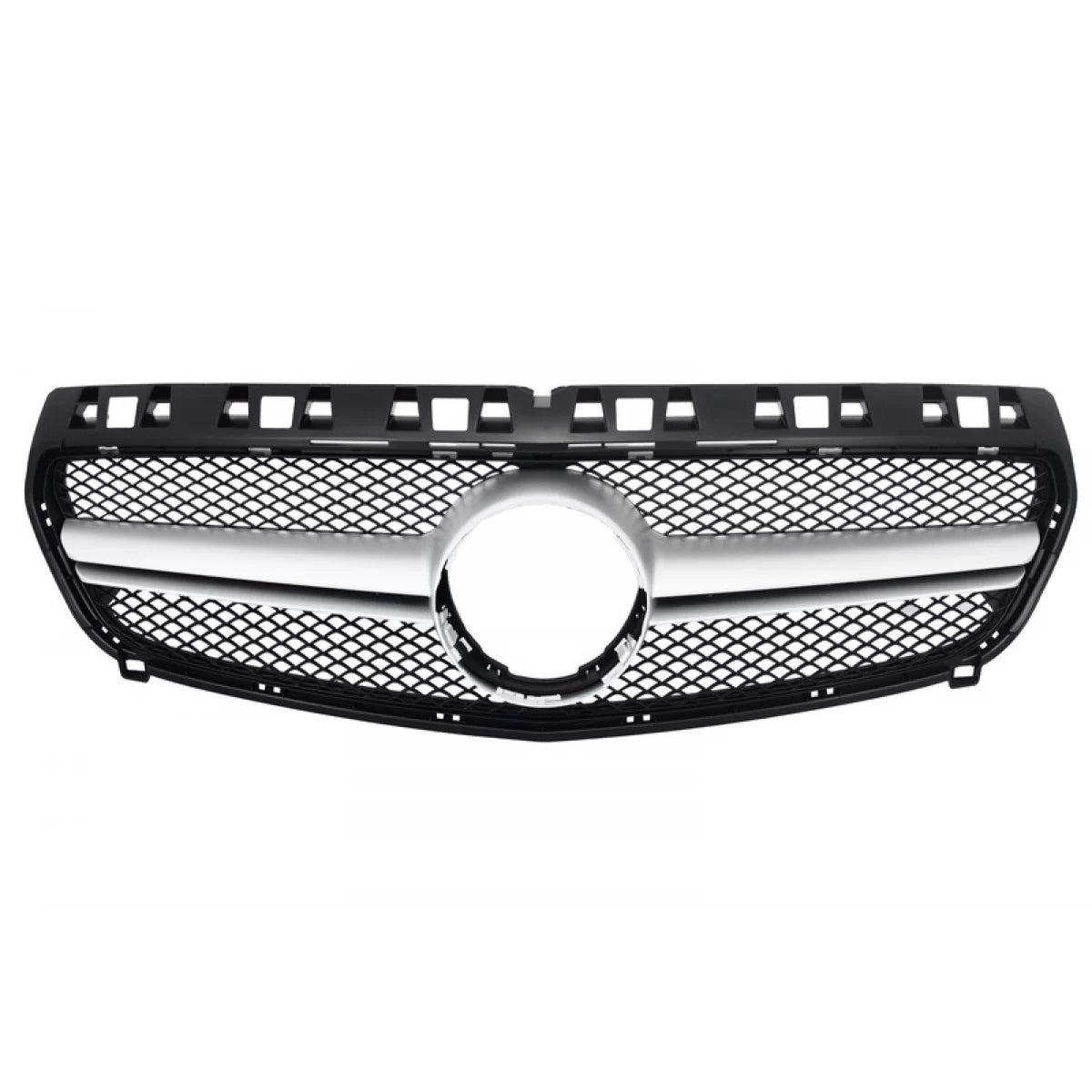 Griglia Centrale Design A45 Argento per Mercedes Classe A W176 2012-2015