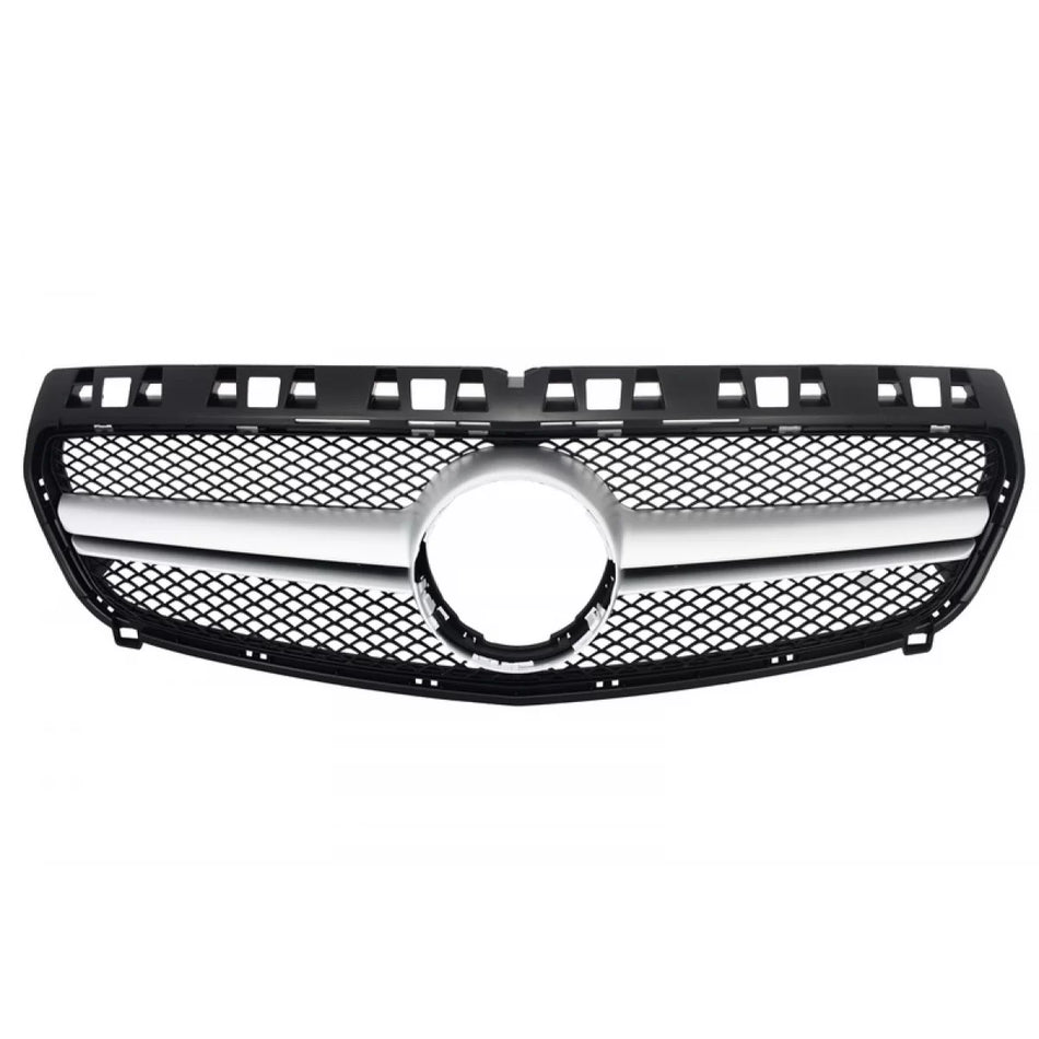 Griglia Centrale Design A45 Argento per Mercedes Classe A W176 2012-2015