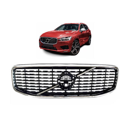 Griglia Centrale Lucida Nera per Volvo XC60 Ii 2017-2021