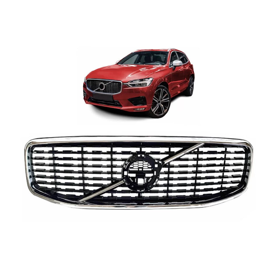 Griglia Centrale Lucida Nera per Volvo XC60 Ii 2017-2021