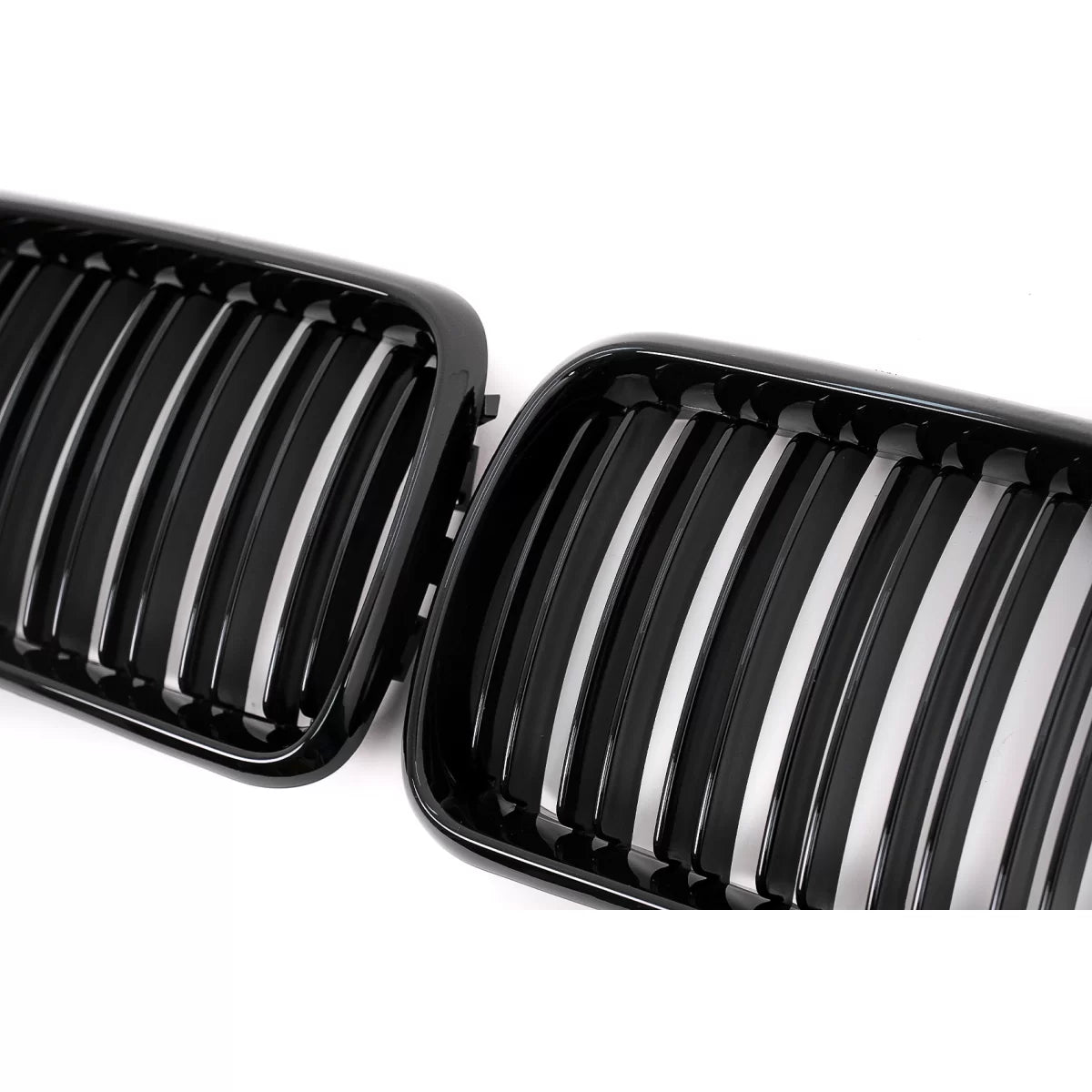 Griglia Centrale Doppia Striscia Nero Lucido per BMW Serie 3 E36 1996-1999