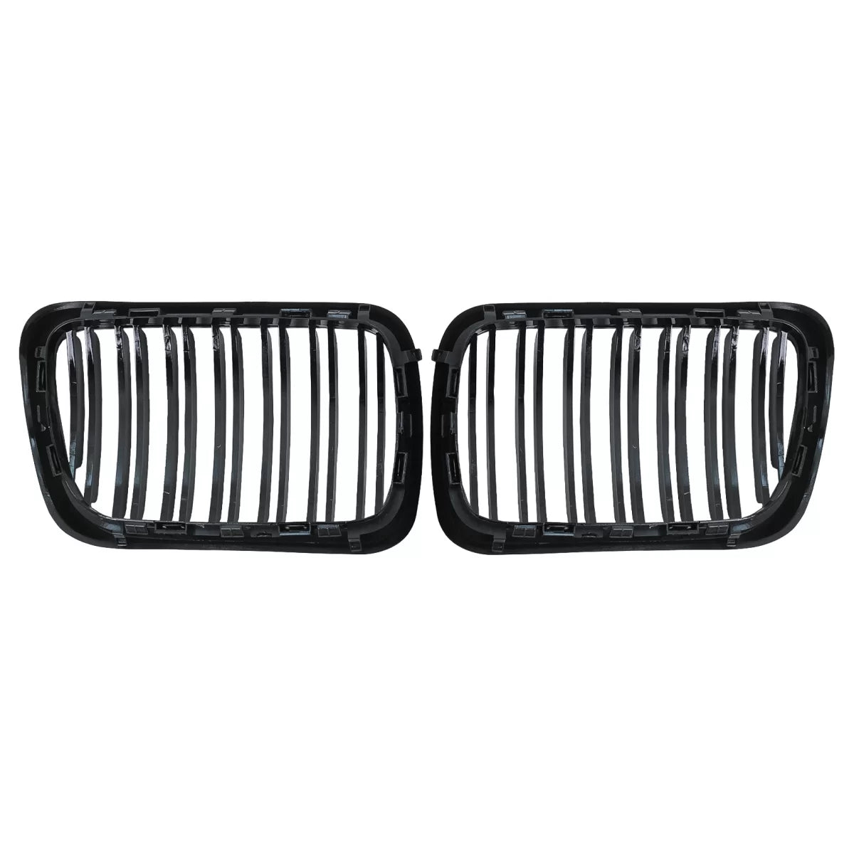 Griglia Centrale Doppia Striscia Nero Lucido per BMW Serie 3 E36 1996-1999