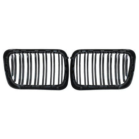 Griglia Centrale Doppia Striscia Nero Lucido per BMW Serie 3 E36 1996-1999
