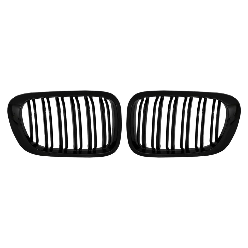 Griglia Centrale Doppia M Design Nero Lucido per BMW Serie 3 E46 Coupe Cabrio