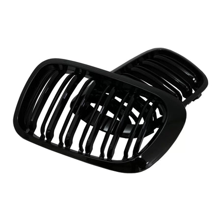 Griglia Centrale Doppia M Design Nero Lucido per BMW Serie 3 E46 Coupe Cabrio