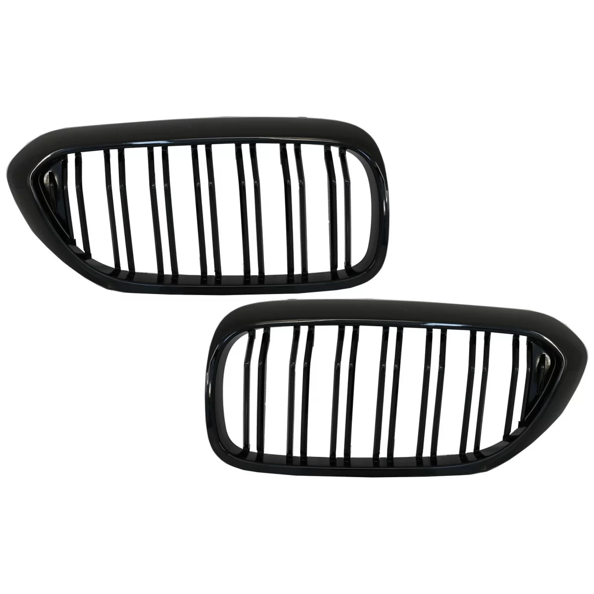 Griglia Centrale Doppia Stripe Nero Lucido per BMW Serie 5 G30 G31 2017-2019