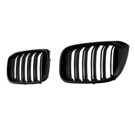 Griglia Centrale Doppia Stripe Nero Lucido per BMW X3 G01 2017-2021 X4 G02