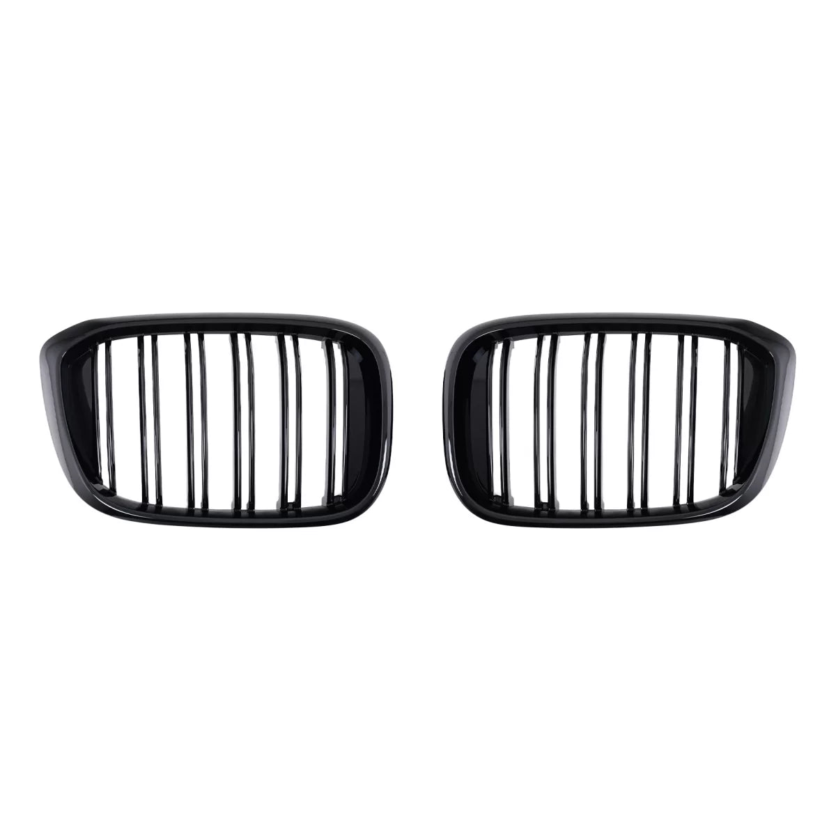 Griglia Centrale Doppia Stripe Nero Lucido per BMW X3 G01 2017-2021 X4 G02