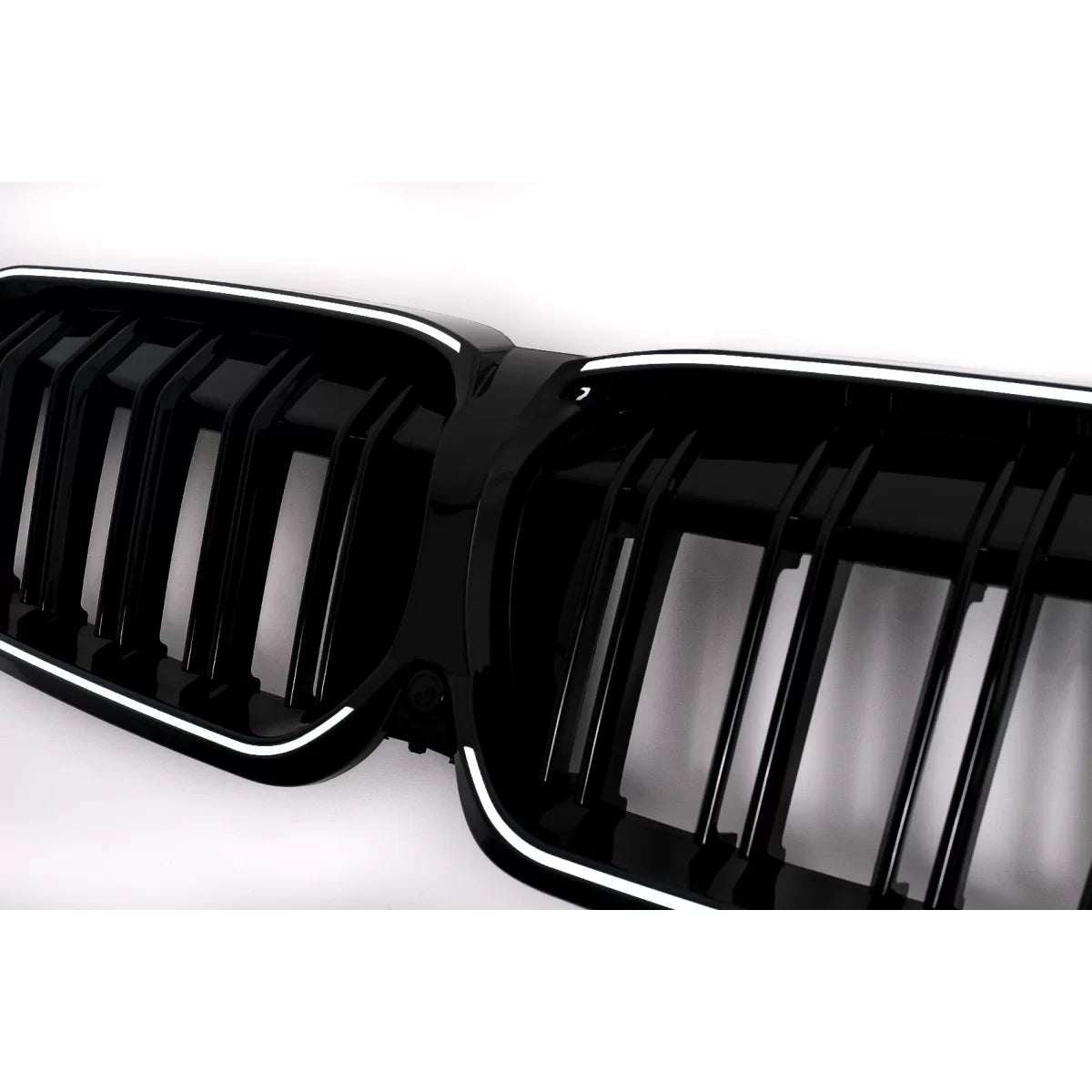 Griglia Centrale Nera Lucida con LED per BMW Serie 3 G20 G21 2019-2022