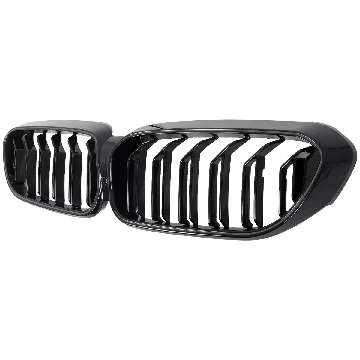 Griglia Centrale Doppia con LED Nero Lucido per BMW Serie 5 G30 G31 2017-2019
