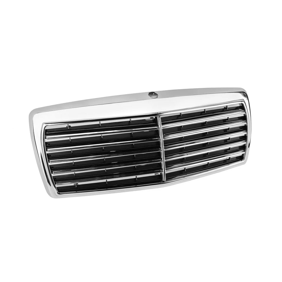 Griglia Cromata Nera Anteriore per Mercedes Classe C 190 W201 1988-1993