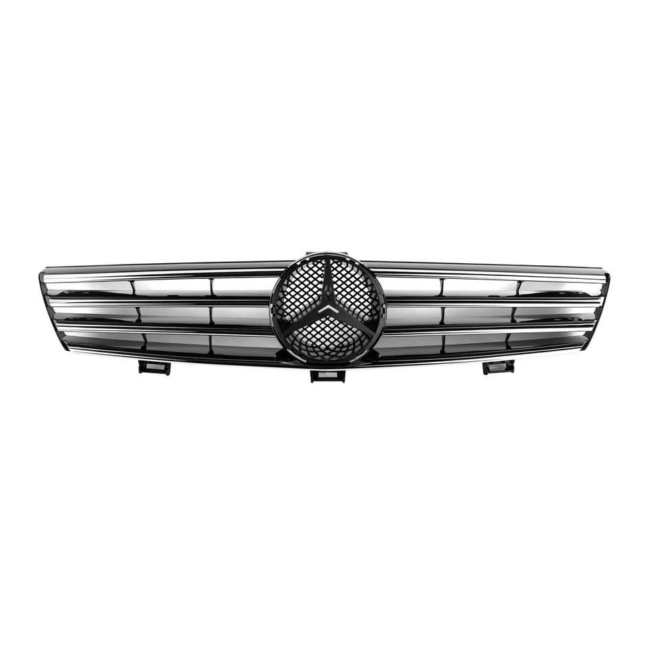 Griglia Anteriore Cromata Nera per Mercedes CLS C219 2004-2008