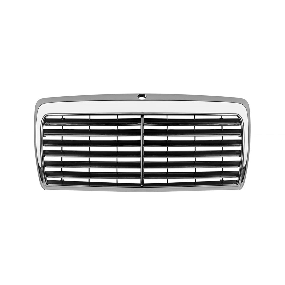 Griglia Cromata Nera Anteriore per Mercedes Classe E W124 1985-1993