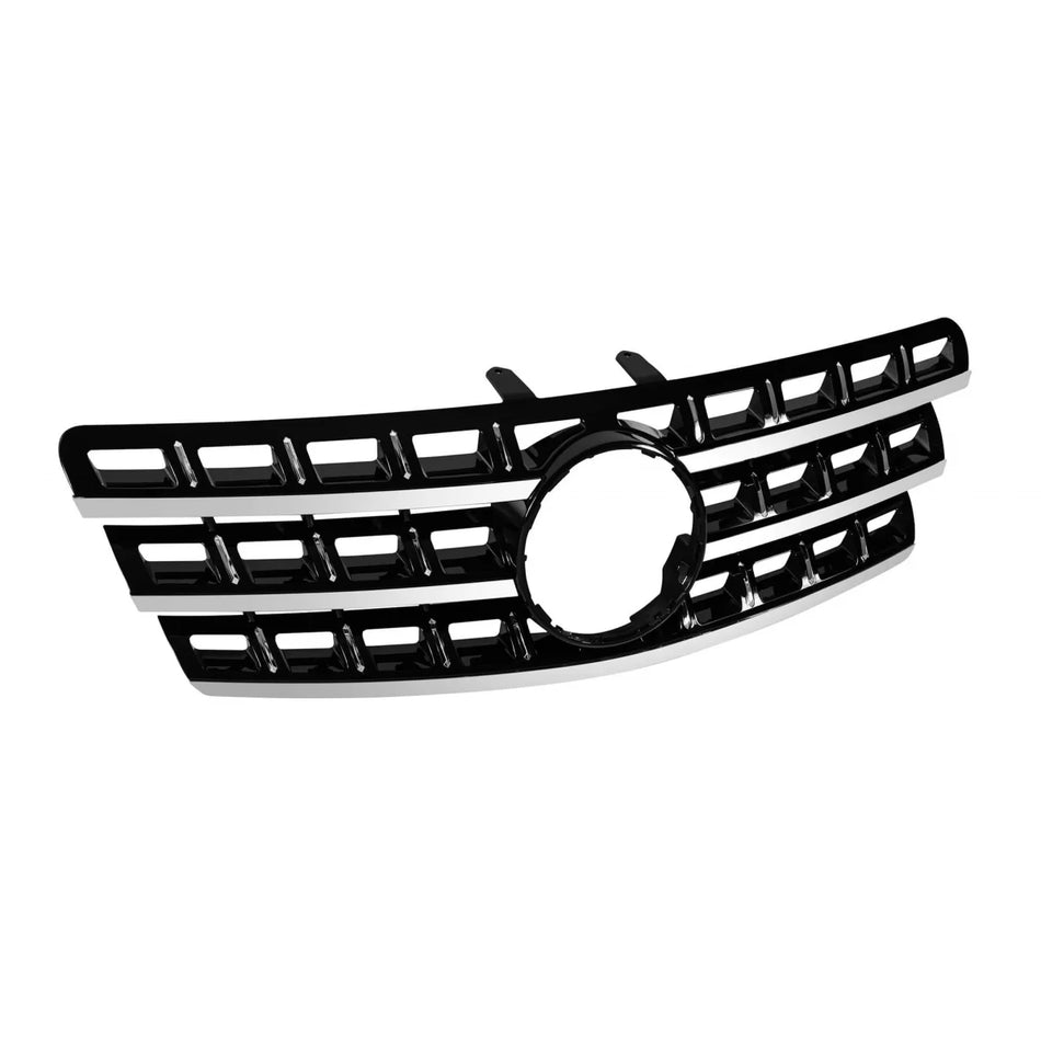 Griglia Cromata Nera Anteriore per Mercedes ml W164 2009-2011
