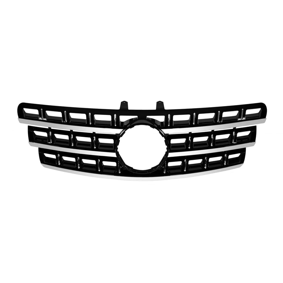 Griglia Cromata Nera Anteriore per Mercedes ml W164 2009-2011