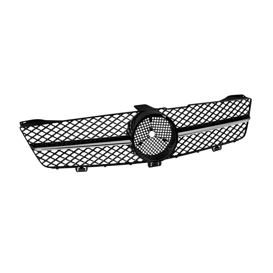 Griglia Anteriore Cromata Nera per Mercedes CLS C219 2008-2010