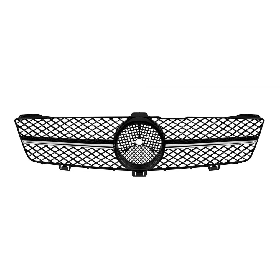 Griglia Anteriore Cromata Nera per Mercedes CLS C219 2008-2010