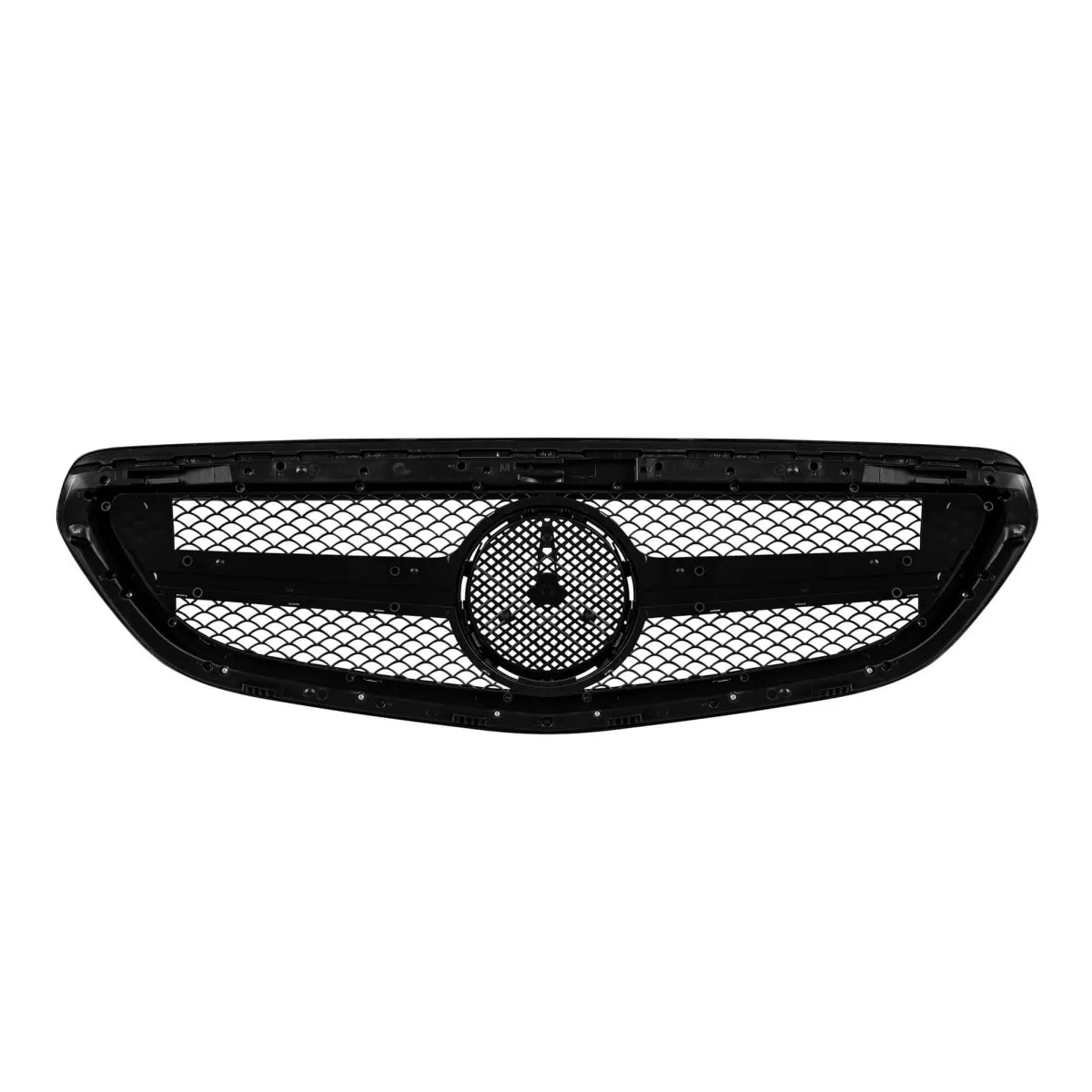 Griglia Anteriore Cromata Nera Tipo a Design per Mercedes W212 2014-2016