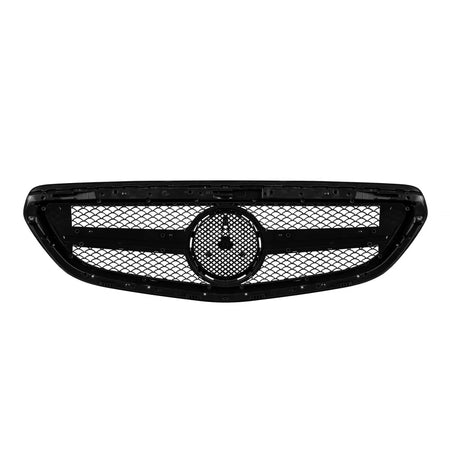 Griglia Anteriore Cromata Nera Tipo a Design per Mercedes W212 2014-2016