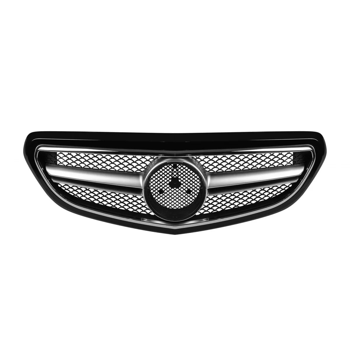 Griglia Anteriore Cromata Nera Tipo a Design per Mercedes W212 2014-2016