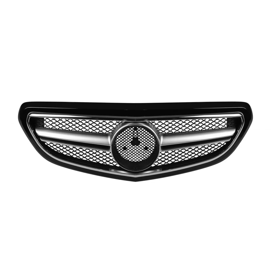 Griglia Anteriore Cromata Nera Tipo a Design per Mercedes W212 2014-2016