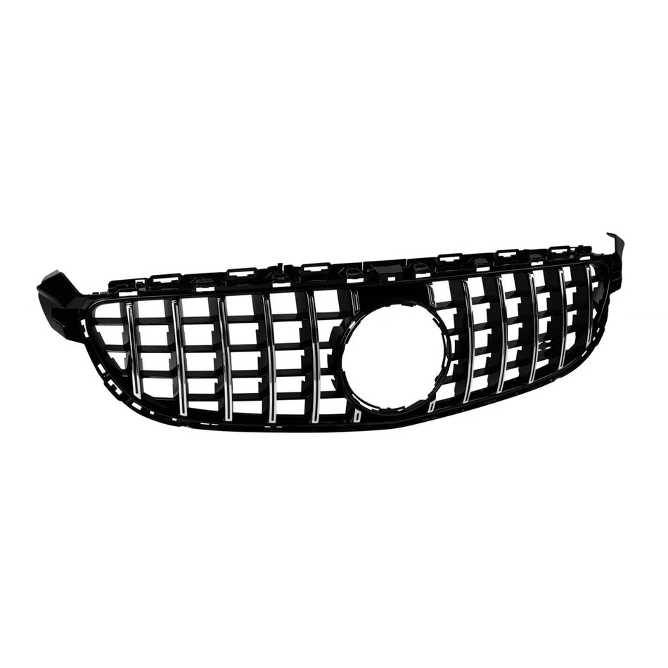 Griglia Anteriore Cromata Nera GT Style per Mercedes Classe C W205 2014-2020