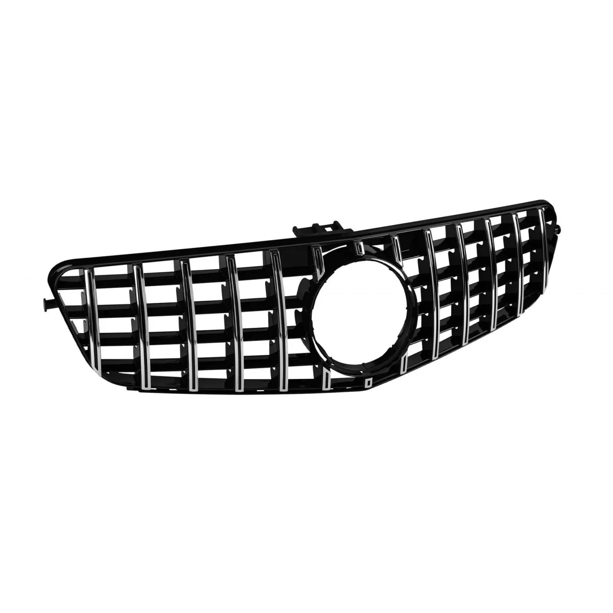 Griglia Anteriore Cromata Nera GT Style per Mercedes Classe C W204 2007-2014