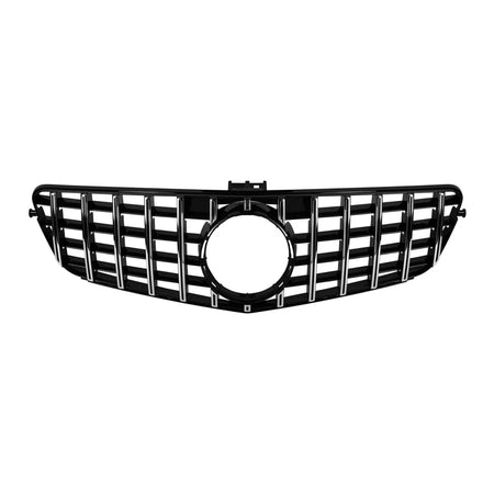 Griglia Anteriore Cromata Nera GT Style per Mercedes Classe C W204 2007-2014