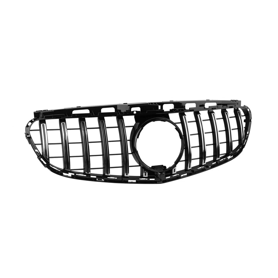 Griglia Anteriore Cromata Nera GT Style per Mercedes Classe E W212 2014-2016