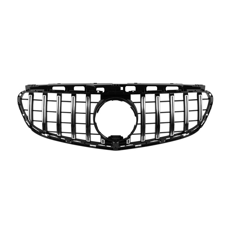 Griglia Anteriore Cromata Nera GT Style per Mercedes Classe E W212 2014-2016
