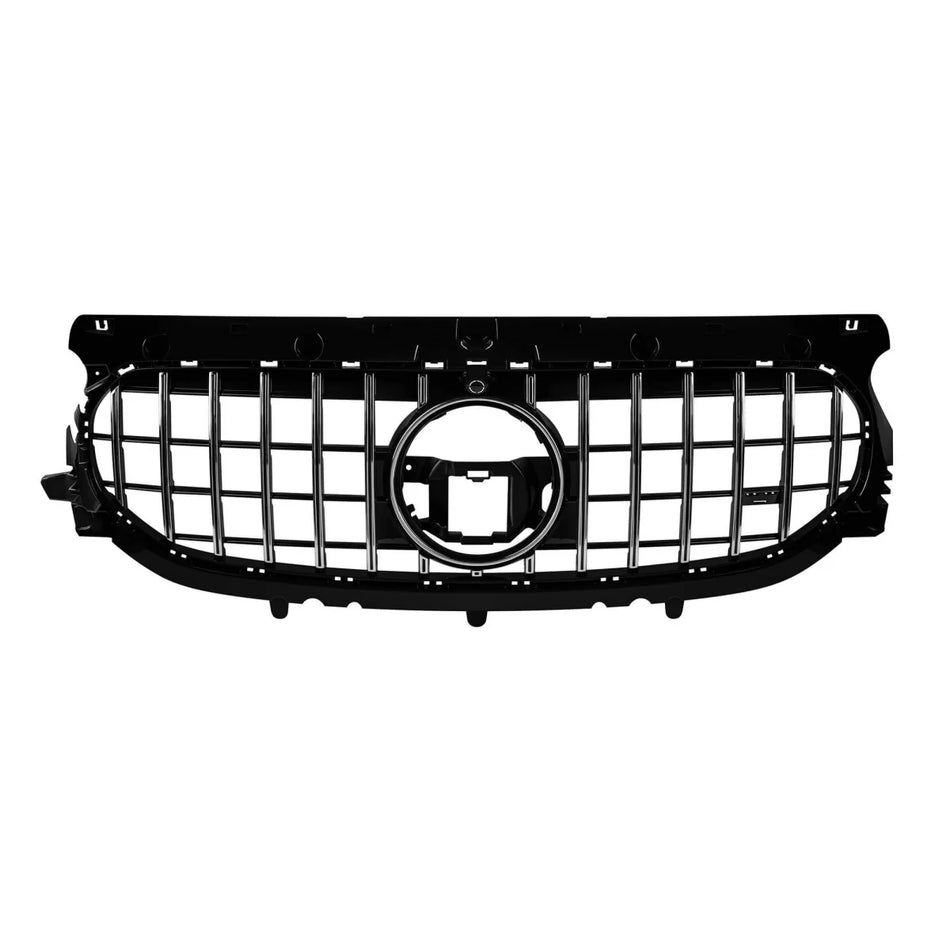 Griglia Cromata Nera GT per Mercedes GLA H247 dal 2020 Paraurti Standard