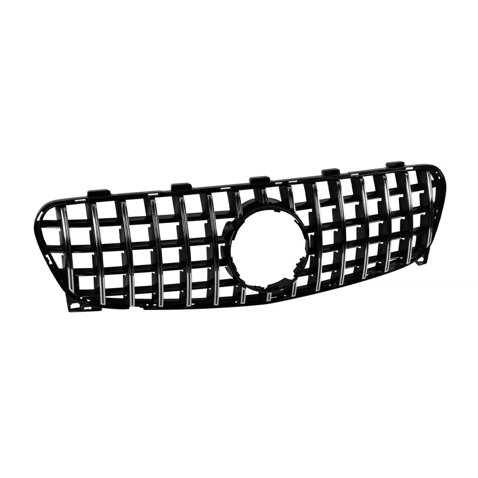 Griglia Anteriore Cromata Nera GT Style per Mercedes GLA X156 2017-2019