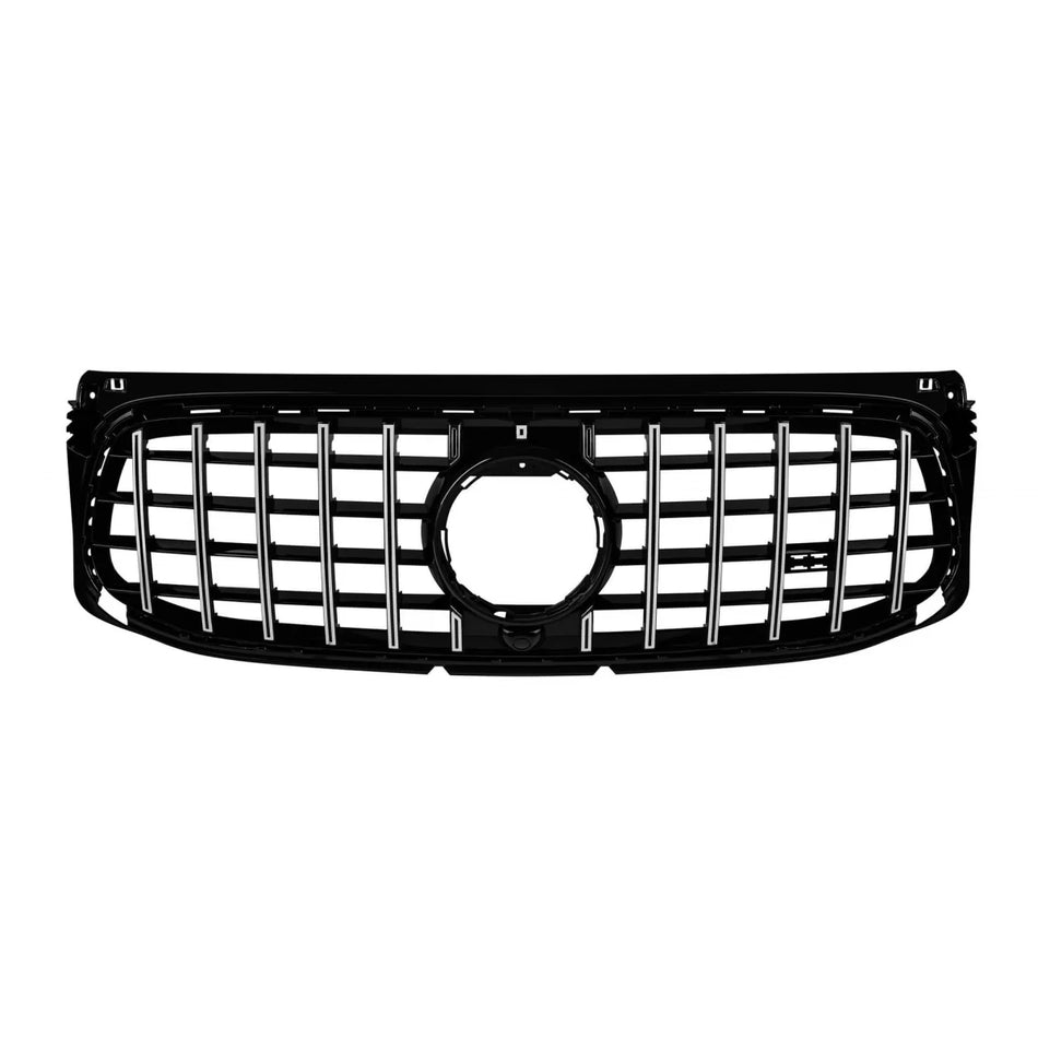 Griglia GT Stile Cromata Nera per Mercedes GLB X247 2020-2023 Paraurti a Design