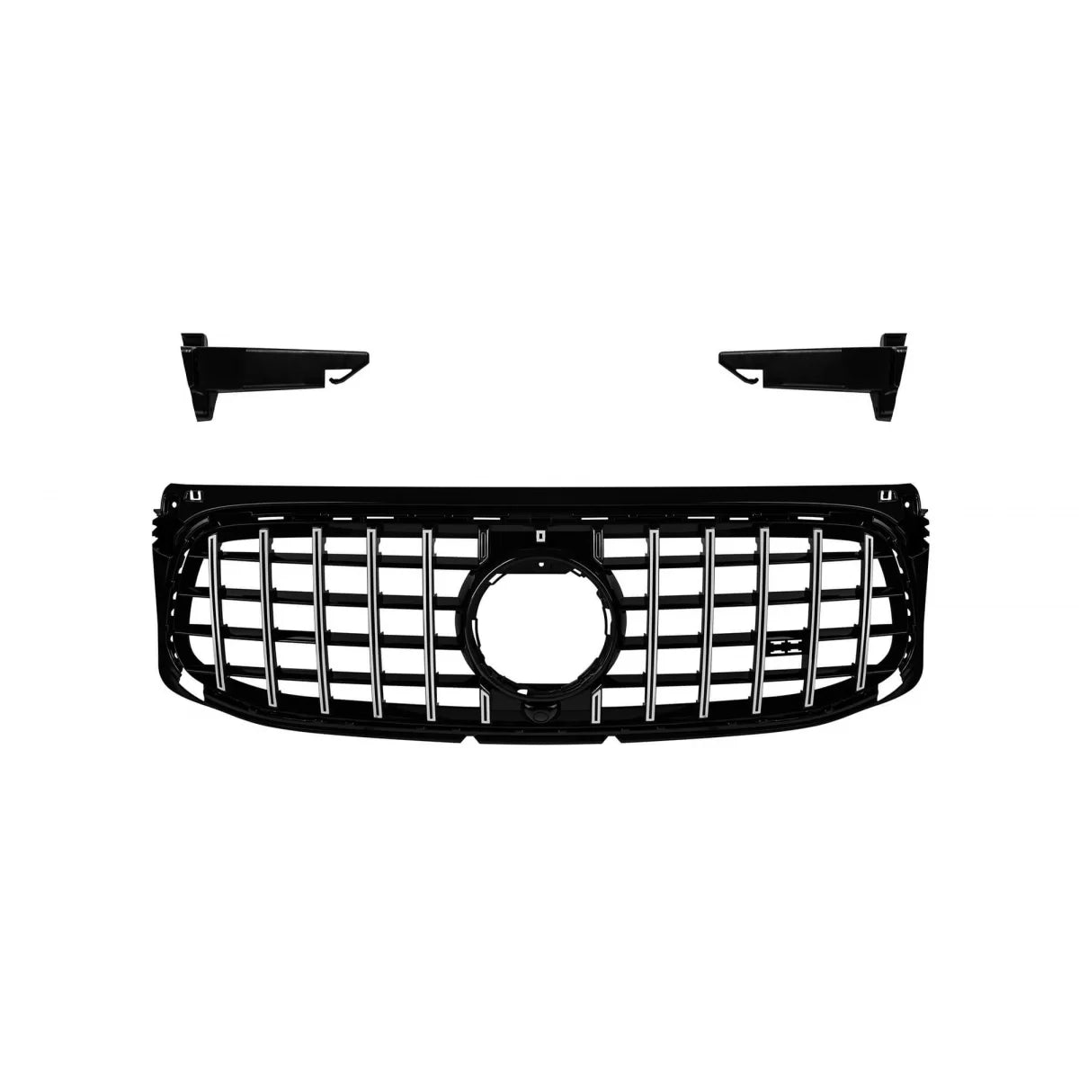 Griglia GT Stile Cromata Nera per Mercedes GLB X247 2020-2023 Paraurti a Design
