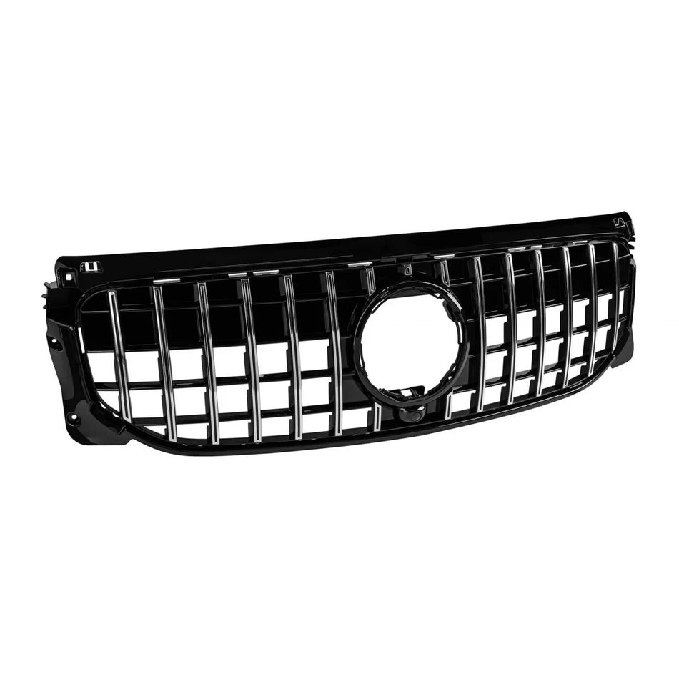 Griglia Cromata Nera GT per Mercedes GLB X257 2020-2023 Paraurti Standard