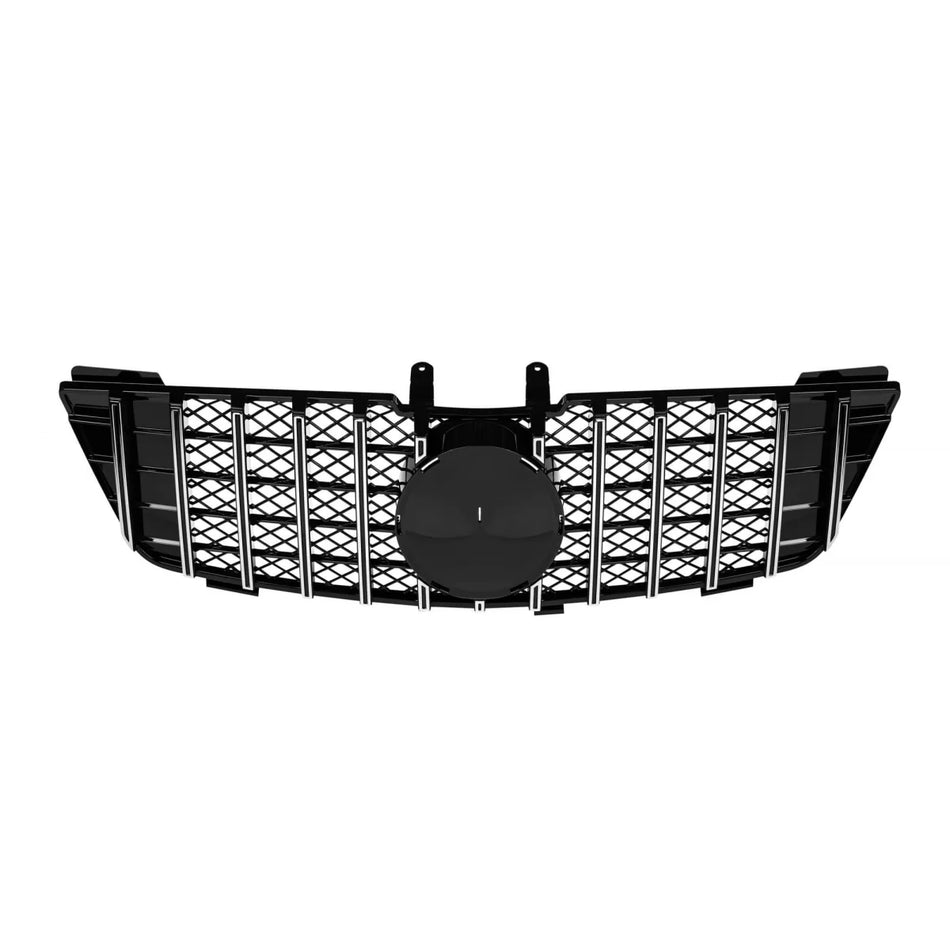 Griglia Anteriore Cromata Nera GT Style per Mercedes ml W164 2006-2008