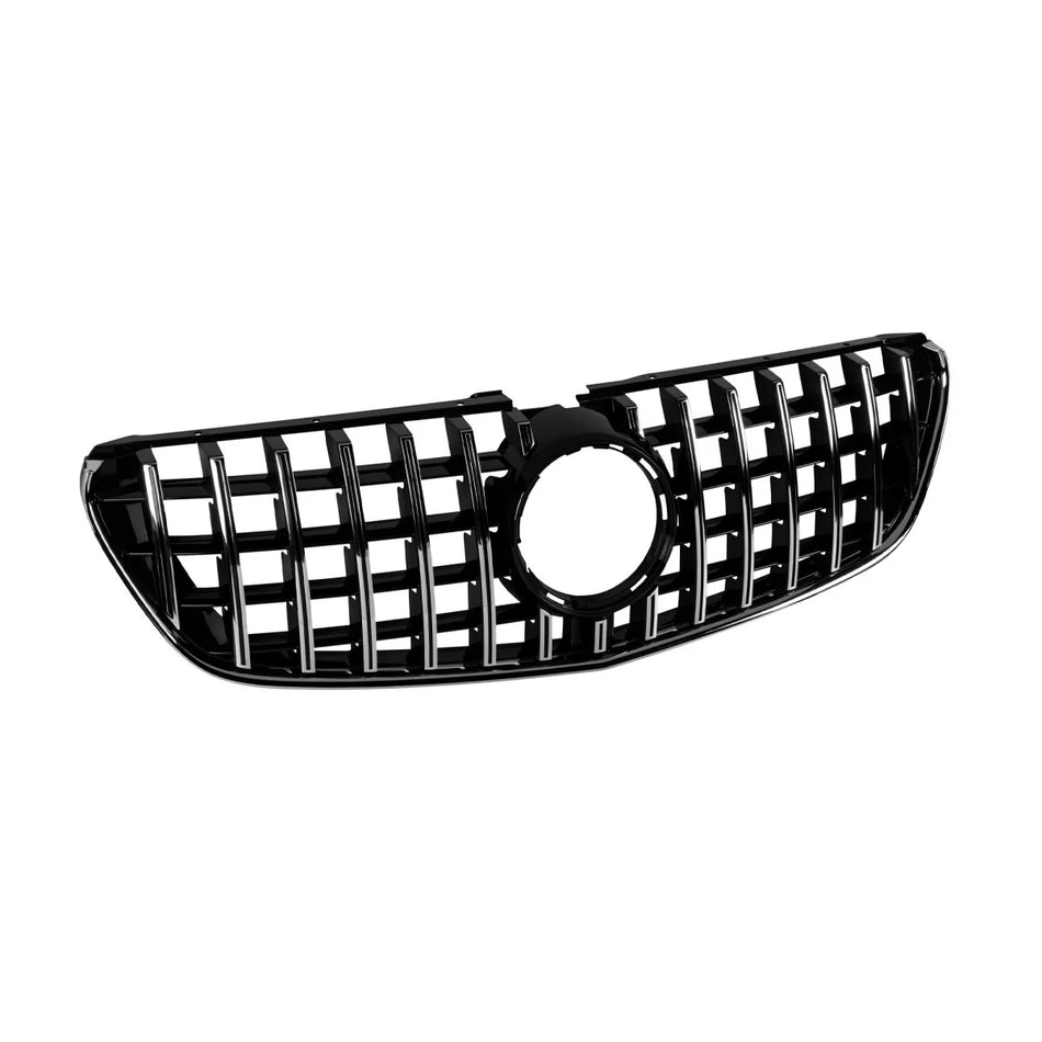 Griglia Anteriore Cromata Nera GT Style per Mercedes Classe V W447 2014-2019
