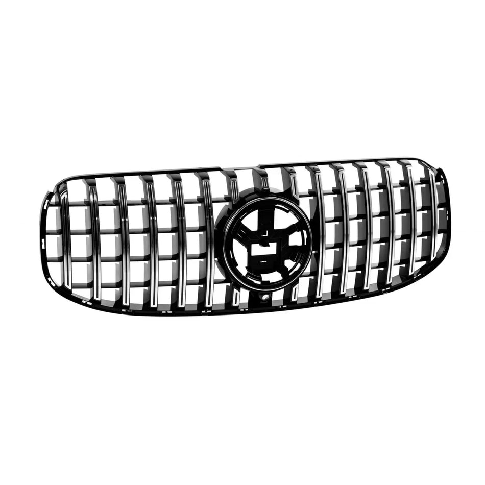 Griglia Anteriore Cromata Nera GT per Mercedes GLS X167 2020-2023 63 a Design