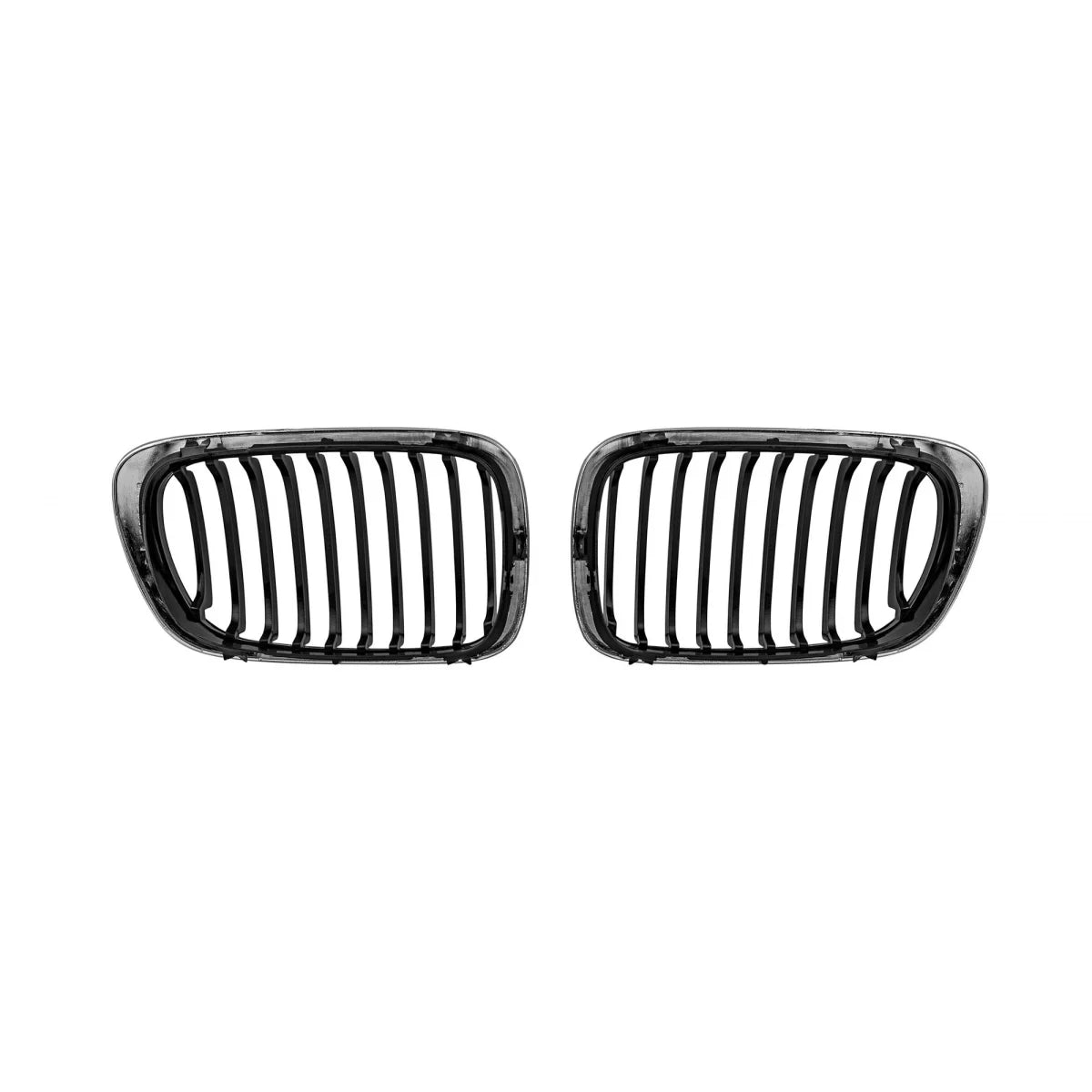 Griglie Cromate Nere Anteriore per BMW Serie 3 E46 Coupe Cabrio 1999-2003