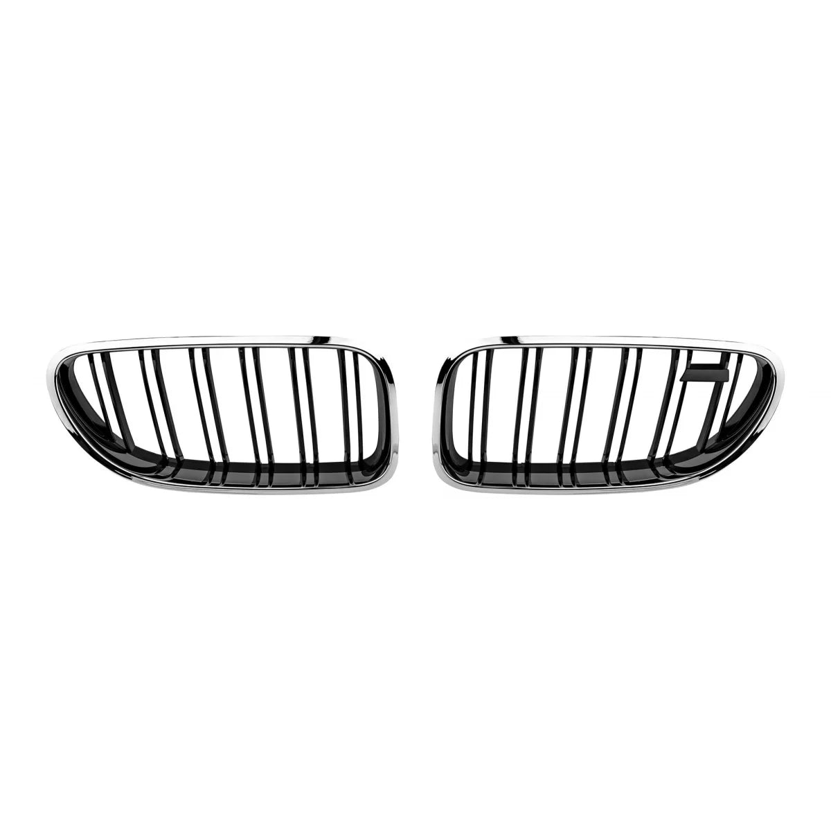Griglie Cromate Nere Anteriori per BMW Serie 6 F06 2011-2018