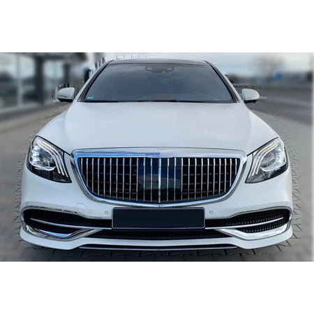 Griglia Anteriore Cromato Nera Maybach per Mercedes Classe S W222 2013-2020