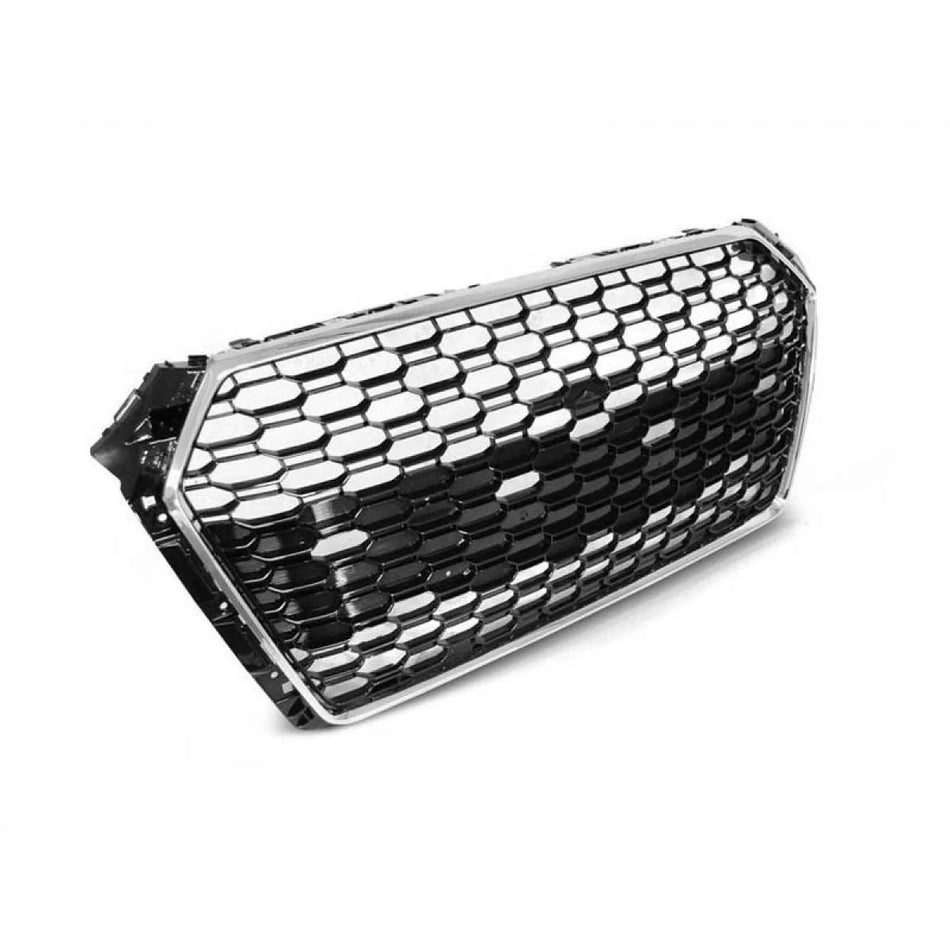 Griglia Anteriore Cromata Nera RS4 con Sensori Audi A4 B9 2015-2019
