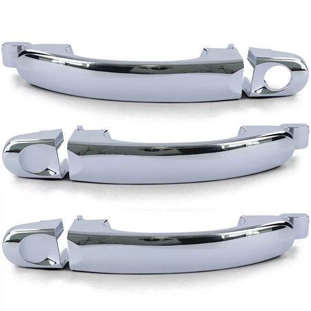 Maniglie Esterne Cromate 3 Pezzi per Volkswagen Bus T5 03-09