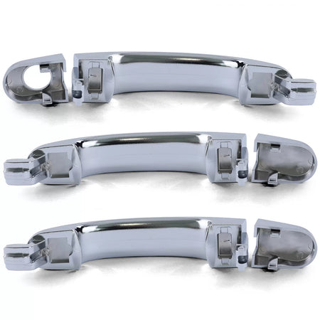 Maniglie Esterne Cromate 3 Pezzi per Volkswagen Bus T5 03-09