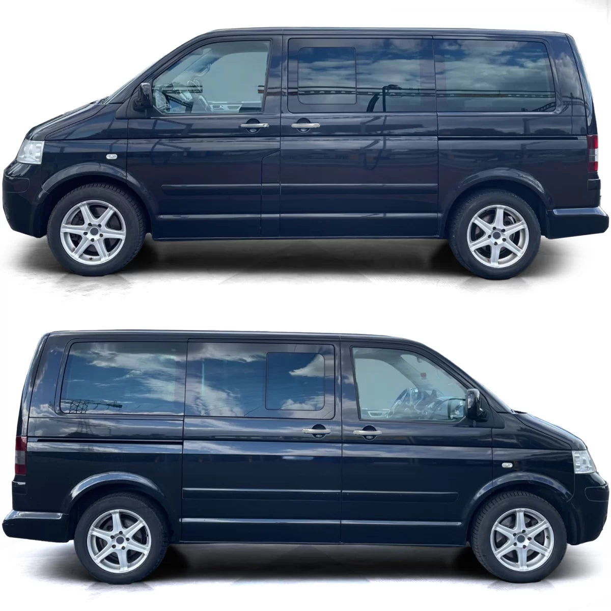 Maniglie Esterne Cromate Set 4 per Volkswagen Bus T5 Multivan 03-09