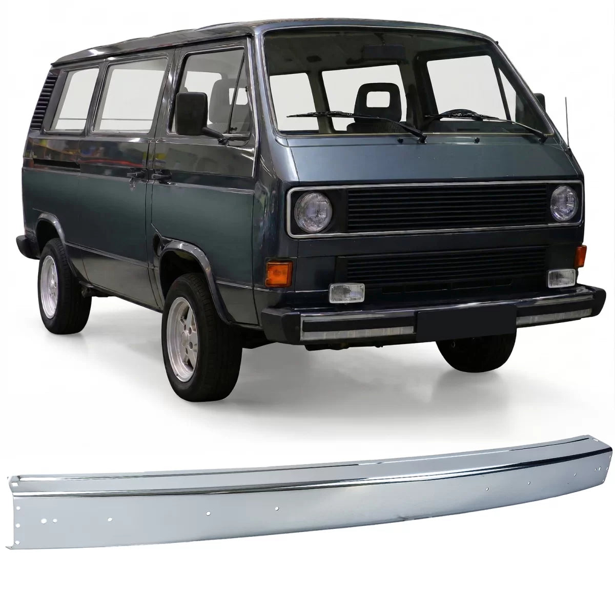Paraurti Anteriore Cromato 1.8mm per Volkswagen T3 79-92