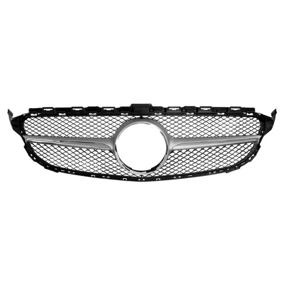 Griglia Anteriore Cromata Tipo C63 per Mercedes Classe C W205 2014-2018